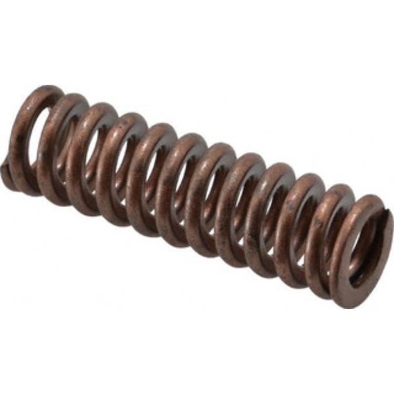 Associated Spring Raymond 5/8 Hole Diam, 11/32 Rod Diam, 2 Free Length, Gold Die Spring 124.8 Lb Max Deflection, 0.6 Max Deflection, Heavy Duty, Chromium Alloy Steel 105-308 – 07662489