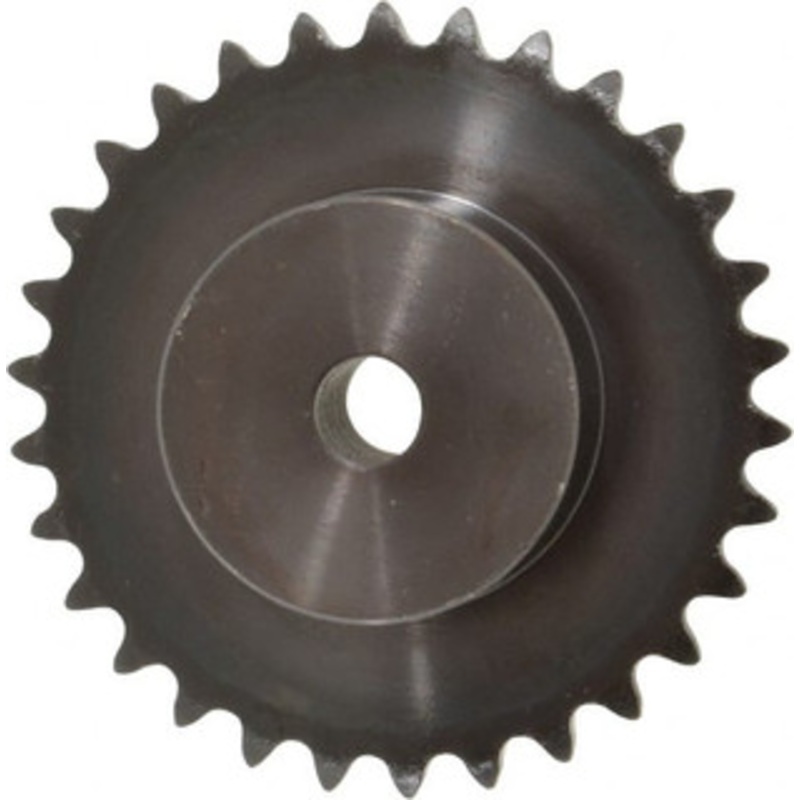 Browning 3/8 Chain Pitch, Chain Size 35, 30 Tooth Min Plain Bore Sprocket 1/2 Bore Diam, 3.588 Pitch Diam, 3.79 OD 35B30 – 74395294