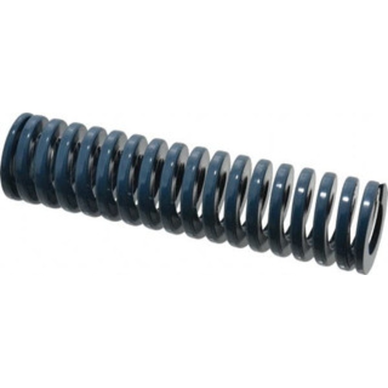 Danly 1-1/2 Hole Diam, 3/4 Rod Diam, 6 Free Length, Blue Die Spring 27.9 Lb Max Deflection, 2.24 Max Deflection, Medium Duty, Chromium Vanadium Steel 9-2424-21 – 76013291
