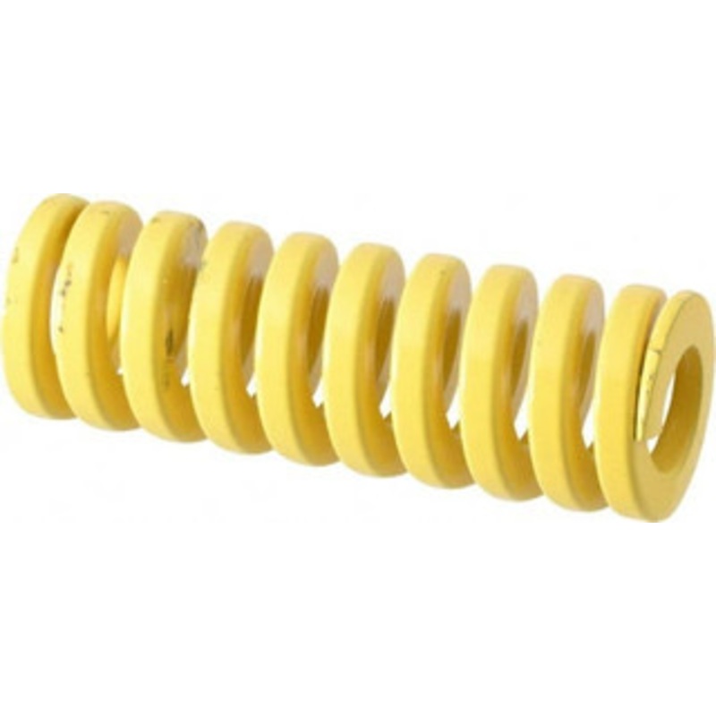 Danly 1-1/4 Hole Diam, 5/8 Rod Diam, 3-1/2 Free Length, Yellow Die Spring 104 Lb Max Deflection, 0.88 Max Deflection, Extra Heavy Duty, Chromium Vanadium Steel 9-2014-36 – 76017060