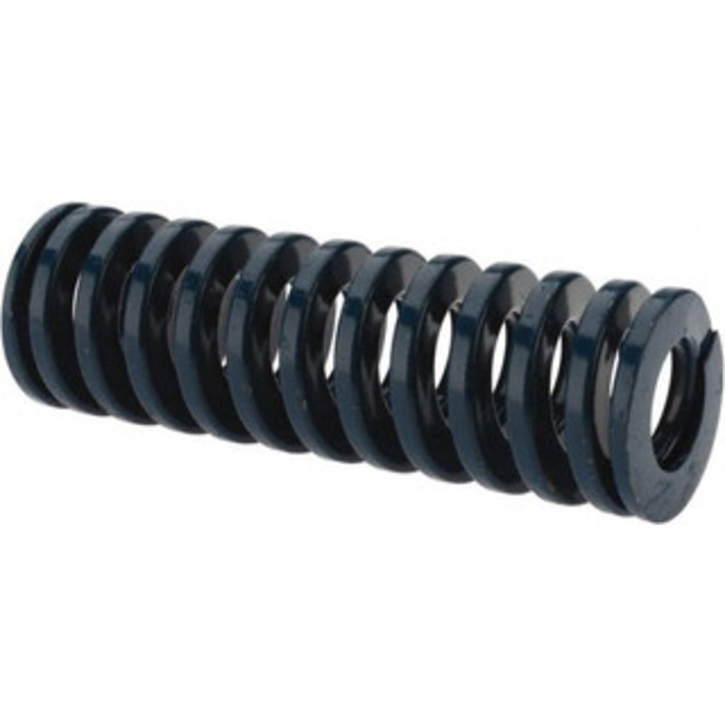Danly 1 Hole Diam, 1/2 Rod Diam, 3 Free Length, Blue Die Spring 25.8 Lb Max Deflection, 1.12 Max Deflection, Medium Duty, Chromium Vanadium Steel 9-1612-21 – 76012871