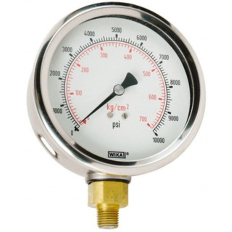 Value Collection 0 – 10,000 psi Dry Hydraulic Pressure Gauge 1/4 NPTF Gauge Connection, 4 Face Diam PS-MH-HPC1-040 – 59755181
