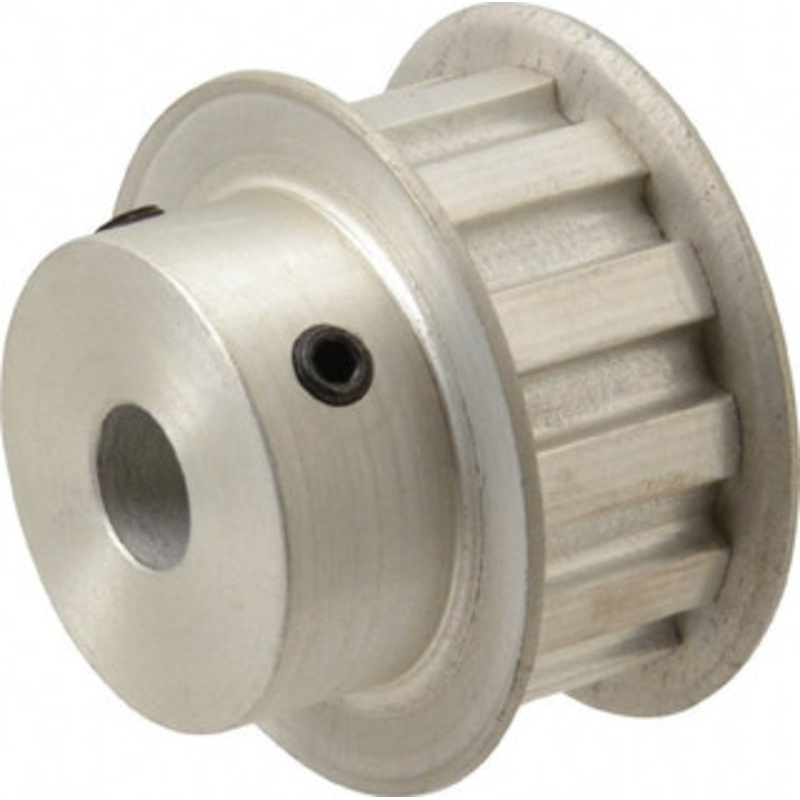 Value Collection 12 Tooth, 3/8 Inside x 1.402 Outside Diam, Hub & Flange Timing Belt Pulley 1/2 Belt Width, 1.432 Pitch Diam, 0.719 Face Width, Aluminum 12L050-6FA-3/8 – 86234978