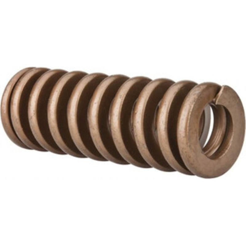 Associated Spring Raymond 1-1/2 Hole Diam, 3/4 Rod Diam, 4 Free Length, Gold Die Spring 1094.4 Lb Max Deflection, 1.2 Max Deflection, Heavy Duty, Chromium Alloy Steel 105-716 – 07663032
