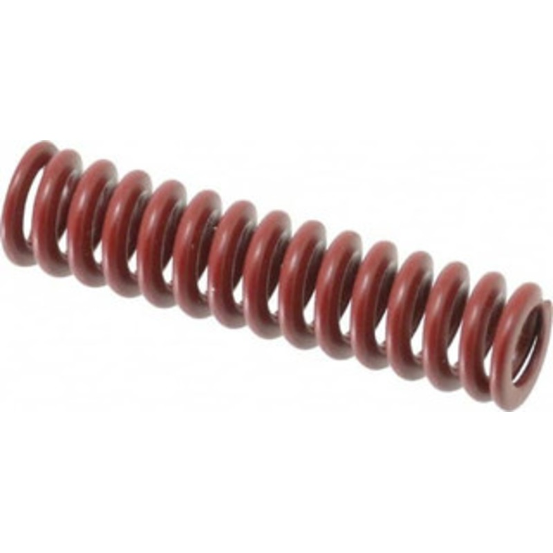 Associated Spring Raymond 12.5mm Hole Diam, 6.3mm Rod Diam, 2 Free Length, Red Die Spring 299.9 N Max Deflection, 15.3mm Max Deflection, Strong Duty, Chromium Alloy Steel 205-208 – 67900571