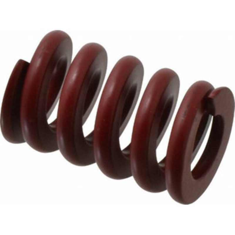 Associated Spring Raymond 32mm Hole Diam, 16mm Rod Diam, 2 Free Length, Red Die Spring 4080 N Max Deflection, 15mm Max Deflection, Strong Duty, Chromium Alloy Steel 205-608 – 67901041