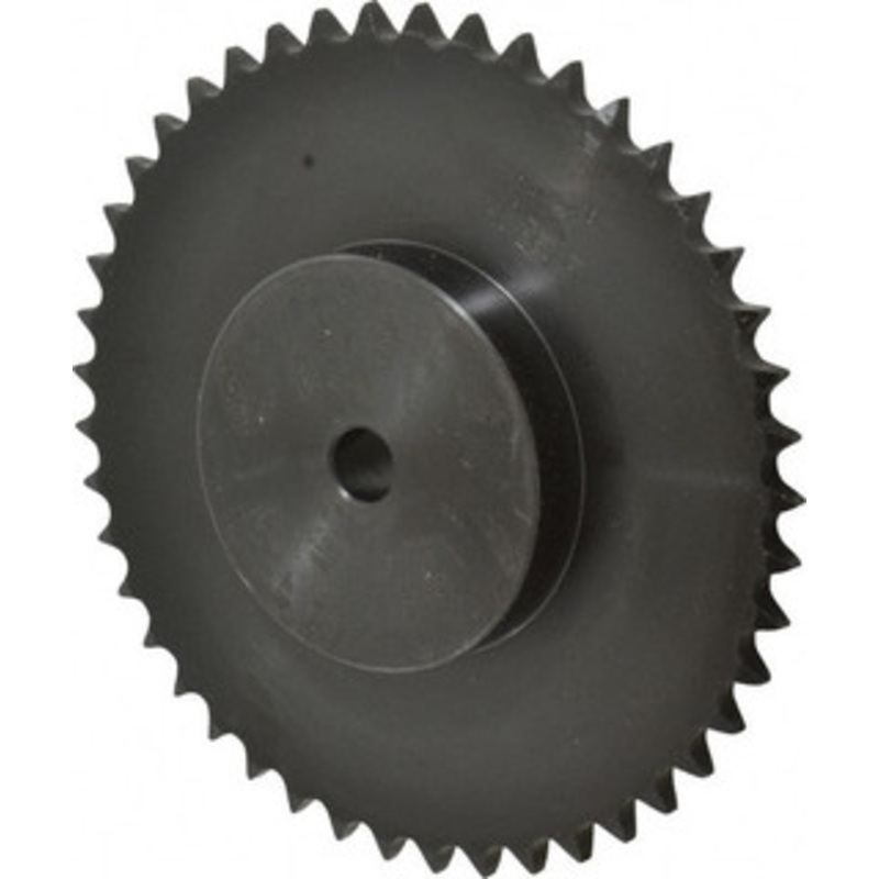 Browning 1/2 Chain Pitch, Chain Size 40, 45 Tooth Min Plain Bore Sprocket 3/4 Bore Diam, 7.168 Pitch Diam, 7.45 OD 40B45 – 74395674