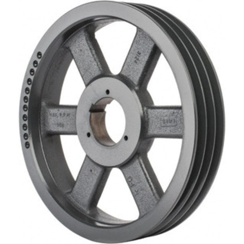 Browning 3B5V124 3 Groove, 5/8 to 2-1/4 Bore Diam, 12.68 Outside Diam, QD Bushed V Belt Sheave 12.5 5V Diam Belt Pitch 3B5V124 – 84432111