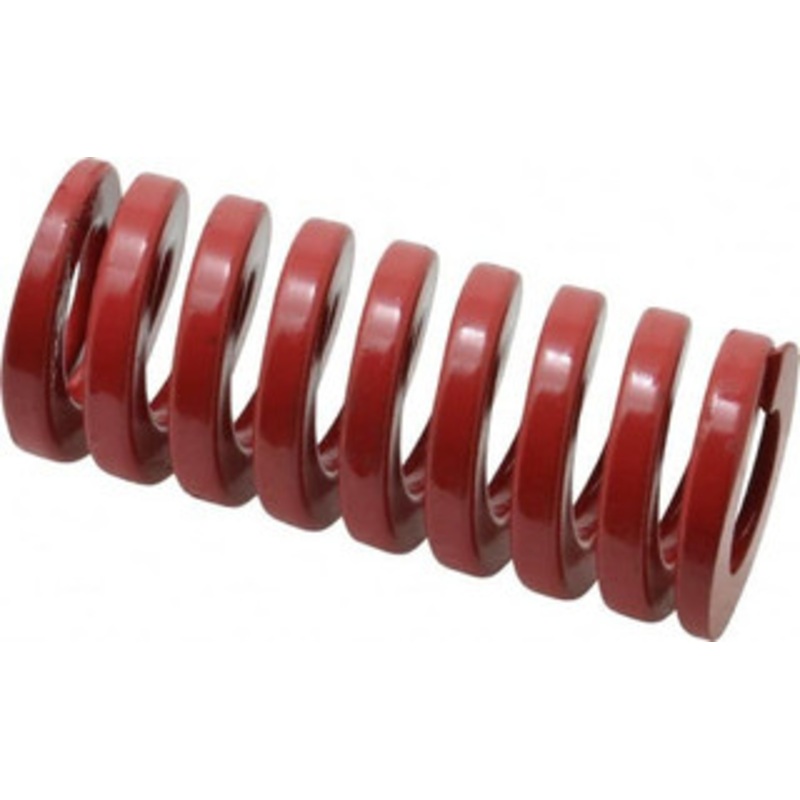 Danly 1-1/2 Hole Diam, 3/4 Rod Diam, 3-1/2 Free Length, Red Die Spring 105 Lb Max Deflection, 1.05 Max Deflection, Heavy Duty, Chromium Vanadium Steel 9-2414-26 – 76015247