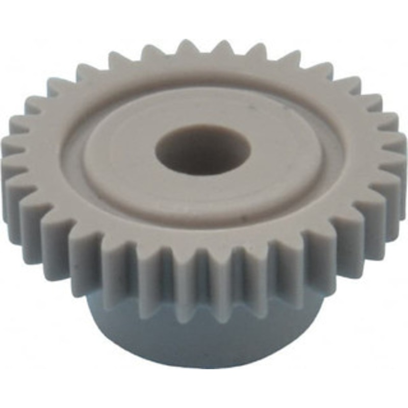 Made in USA 32 Pitch, 1 Pitch Diam, 1-1/16 OD, 32 Tooth Spur Gear 3/16 Face Width, 1/4 Bore Diam, 5/8 Hub Diam, 20 Pressure Angle, Acetal 3232 – 03125416