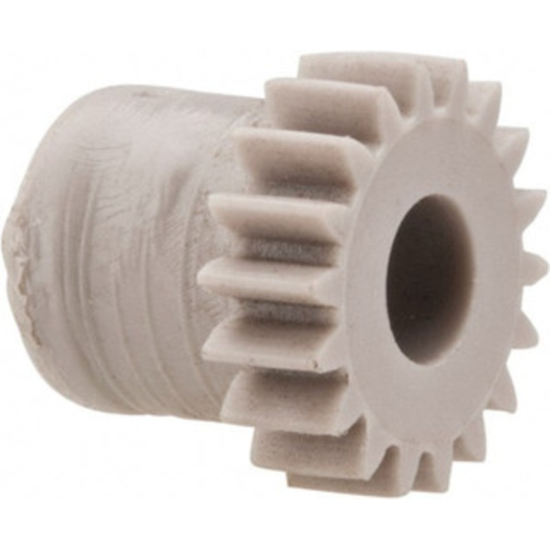 Made in USA 48 Pitch, 3/8 Pitch Diam, 0.417 OD, 18 Tooth Spur Gear 1/8 Face Width, 5/32 Bore Diam, 5/16 Hub Diam, 20 Pressure Angle, Acetal 4818 – 03302825