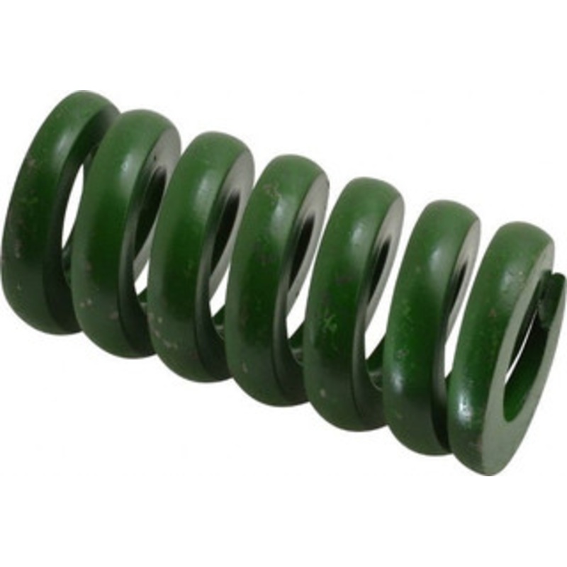 Associated Spring Raymond 1-1/2 Hole Diam, 3/4 Rod Diam, 3 Free Length, Green Die Spring 1734 Lb Max Deflection, 0.75 Max Deflection, Extra Heavy Duty, Chromium Alloy Steel 106-712 – 07663883