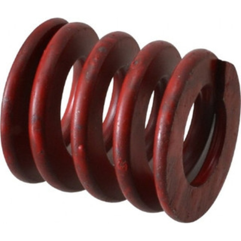 Associated Spring Raymond 1 Hole Diam, 1/2 Rod Diam, 1 Free Length, Red Die Spring 281.2 Lb Max Deflection, 0.37 Max Deflection, Medium Heavy Duty, Chromium Alloy Steel 104-504 – 07661713