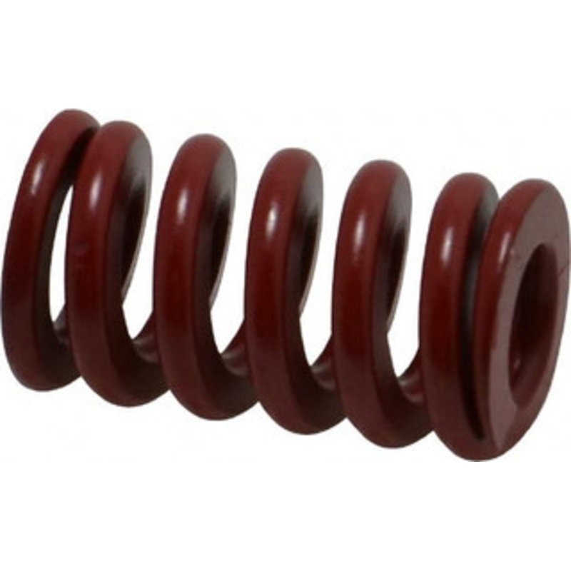 Associated Spring Raymond 25mm Hole Diam, 12.5mm Rod Diam, 1-3/4 Free Length, Red Die Spring 2431 N Max Deflection, 13mm Max Deflection, Strong Duty, Chromium Alloy Steel 205-507 – 67900894