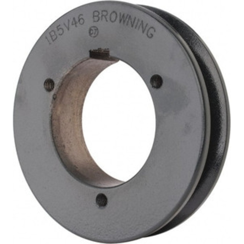 Browning 1B5V46 1 Groove, 5/8 to 2-1/4 Bore Diam, 4.88 Outside Diam, QD Bushed V Belt Sheave 4.7 5V Diam Belt Pitch 1B5V46 – 84431451