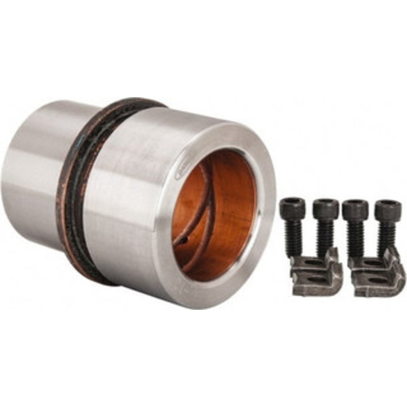 Danly 2 ID x 3-5/8 OAL, Steel, Bronze Plated Die & Mold Shoulder Bushing Shoulder, 2.909 Bottom OD, 2-1/2 Top OD, 3.064 Collar OD, 2 Under Collar, 1-5/8 Above Collar 6-16-24 – 03224821