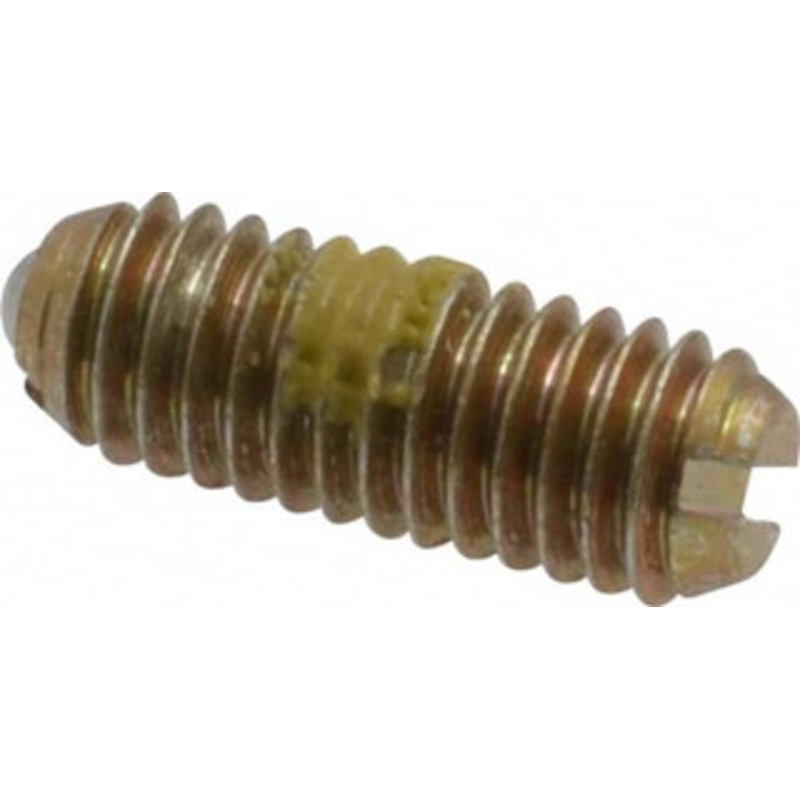 Vlier 10-32, 0.094 Ball Diam, 0.513 Body Length, 0.025 Max Ball Reach, Threaded Ball Plunger Steel Body, Steel Ball, 2 Lb Initial End Force, 5 Lb Final End Force, Locking Element BH52P – 62121173