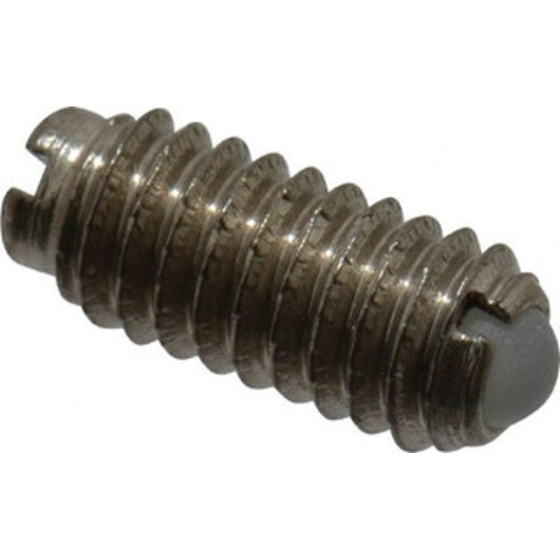 Vlier 6-40, 0.078 Ball Diam, 0.312 Body Length, 0.023 Max Ball Reach, Threaded Ball Plunger Stainless Steel Body, Nylon Ball, 0.5 Lb Initial End Force, 1 Lb Final End Force, Locking Element DSSB48P – 62122825