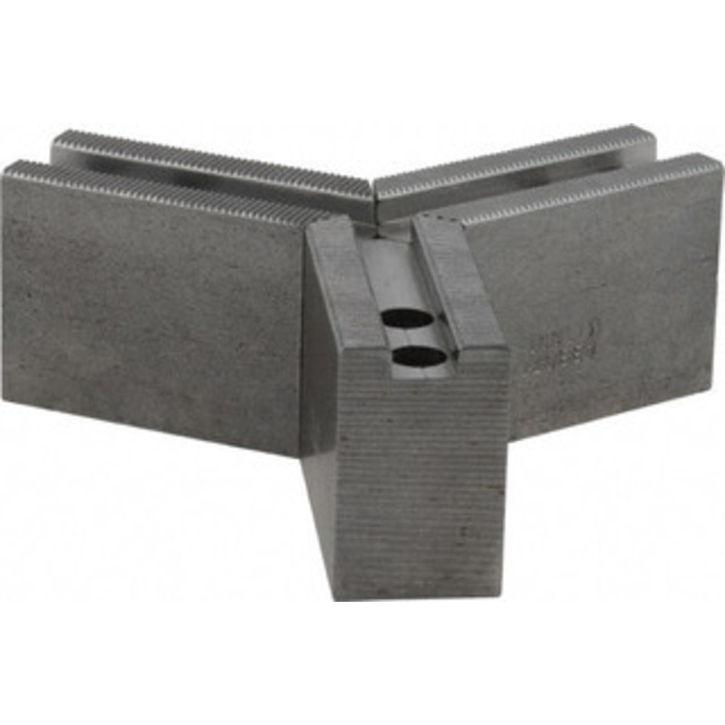 Abbott Workholding 1.5mm x 60 Serrated Attachment, Square Soft Lathe Chuck Jaw 3 Jaws, Steel, 0.7874 Btw Mount Hole Ctrs, 3 Long x 1-1/4 Wide x 2 High, 0.4724 Groove, 0.3937 & 10mm Fastener KTT6S1 – 59451427