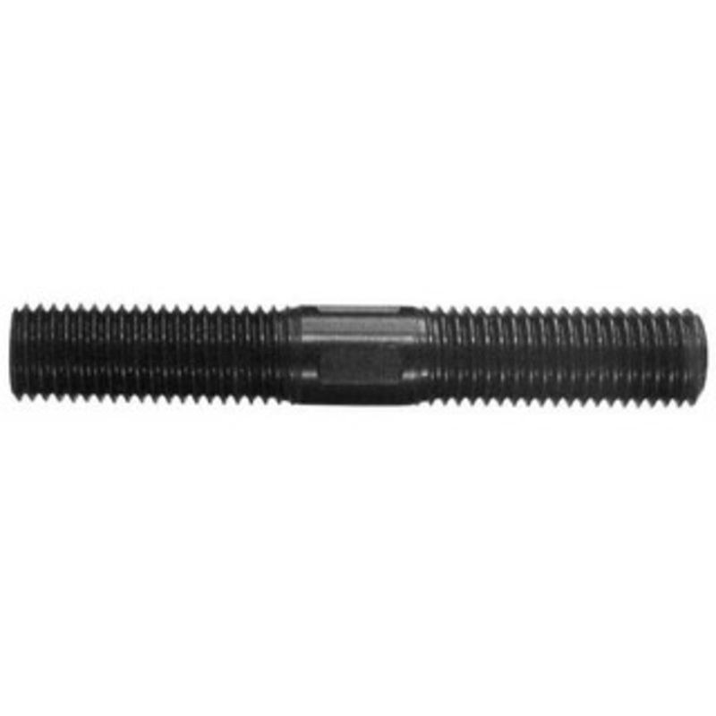 TE-CO 3/8-16 5 OAL Equal Double Threaded Stud Steel, Black Oxide Finish, 1-1/4 Equal Thread Length 40508 – 06956502