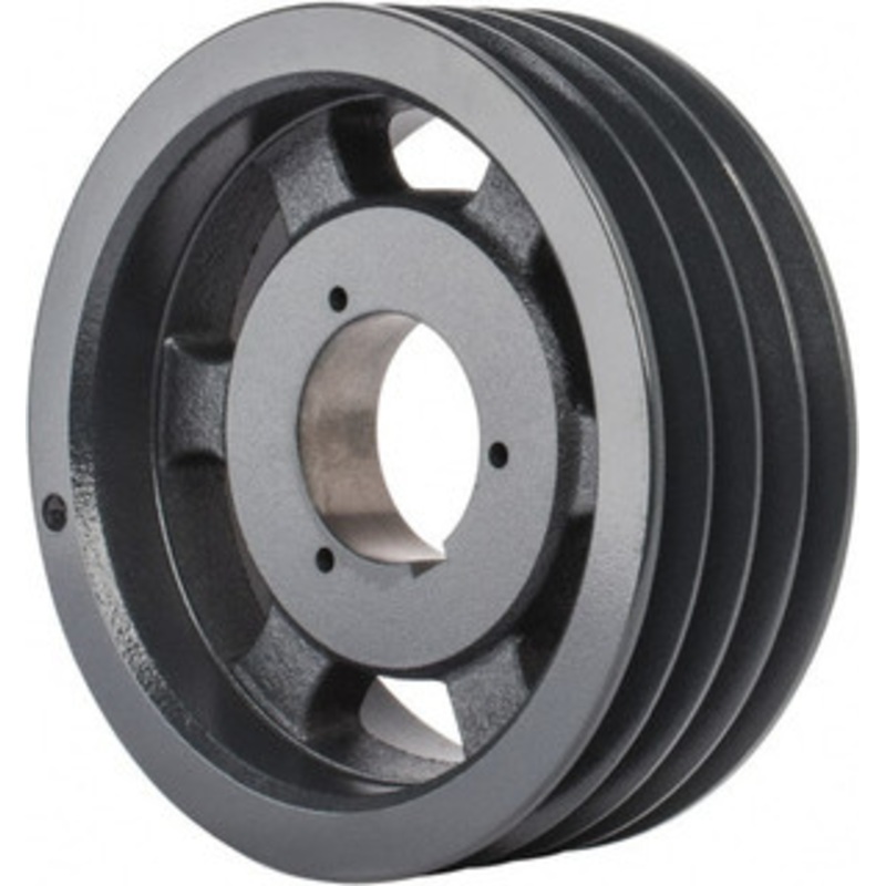 Browning 4B5V86 4 Groove, 5/8 to 2-1/4 Bore Diam, 8.88 Outside Diam, QD Bushed V Belt Sheave 8.7 5V Diam Belt Pitch 4B5V86 – 84432319