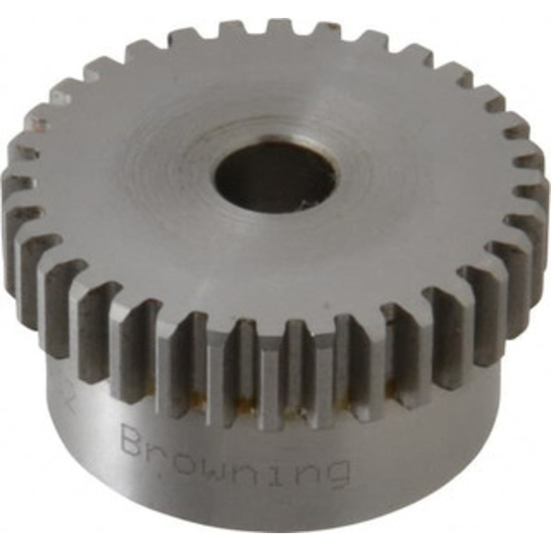 Browning NSS2032 20 Pitch, 1.6 Pitch Diam, 32 Tooth Spur Gear 3/8 Bore Diam, 1-7/16 Hub Diam, Steel NSS2032 – 35442284