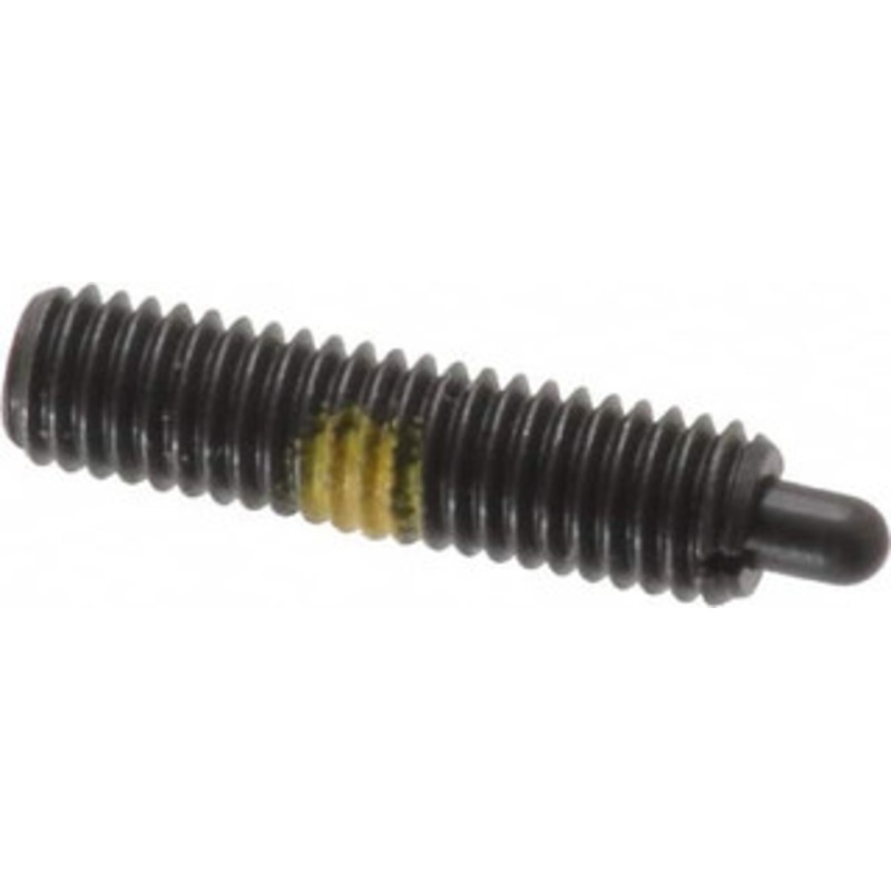 Vlier 10-32, 3/4 Thread Length, 1/8 Plunger Projection, Steel Threaded Spring Plunger 0.091 – 0.092 Max Plunger Diam, 3/4 Plunger Length, 2.9 Lb Init End Force, 11.1 Lb Final End Force S52P – 62116744