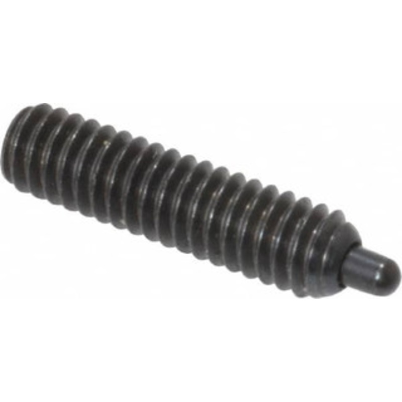 Vlier 8-32, 5/8 Thread Length, 3/32 Plunger Projection, Steel Threaded Spring Plunger 0.069 – 0.07 Max Plunger Diam, 5/8 Plunger Length, 2.7 Lb Init End Force, 7.3 Lb Final End Force, 0.063 Hex PH50P – 62119268