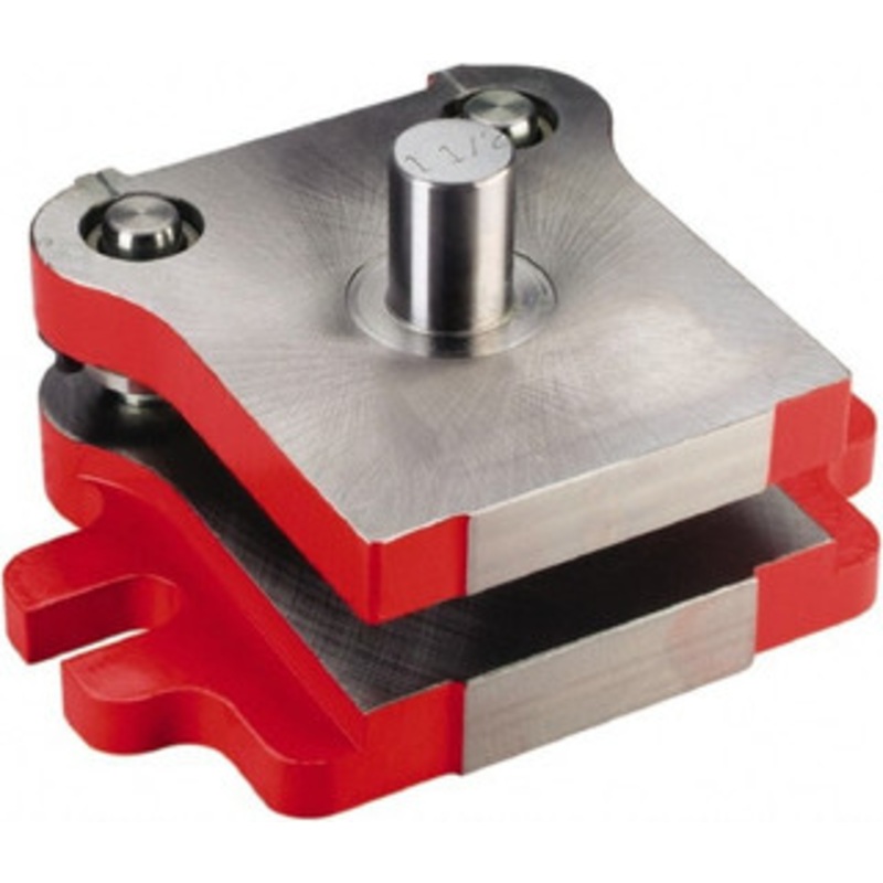 Anchor Danly 5 Guide Post Length, 1-1/2 Die Holder Thickness, 9-5/8 Radius, Back Post Steel Die Set 12-1/4 Overall Width x 9-5/16 Overall Depth 0707-C1-H – 76033851