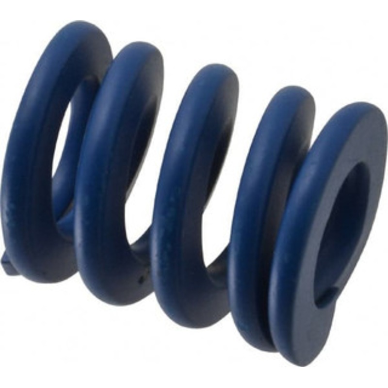 Associated Spring Raymond 32mm Hole Diam, 16mm Rod Diam, 1-1/2 Free Length, Blue Die Spring 2590 N Max Deflection, 14mm Max Deflection, Medium Duty, Chromium Alloy Steel 204-606 – 67899930