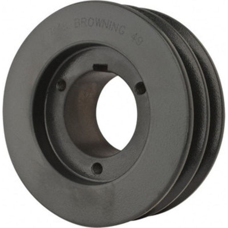 Browning 2TB46 2 Groove, 1/2 to 1-3/4 Bore Diam, 4.95 Outside Diam, QD Bushed V Belt Sheave 4.2 A Diam Belt Pitch 2TB46 – 00755611