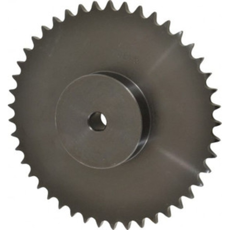 Browning 5/8 Chain Pitch, Chain Size 50, 45 Tooth Min Plain Bore Sprocket 3/4 Bore Diam, 8.96 Pitch Diam, 9.31 OD 50B45 – 74395872