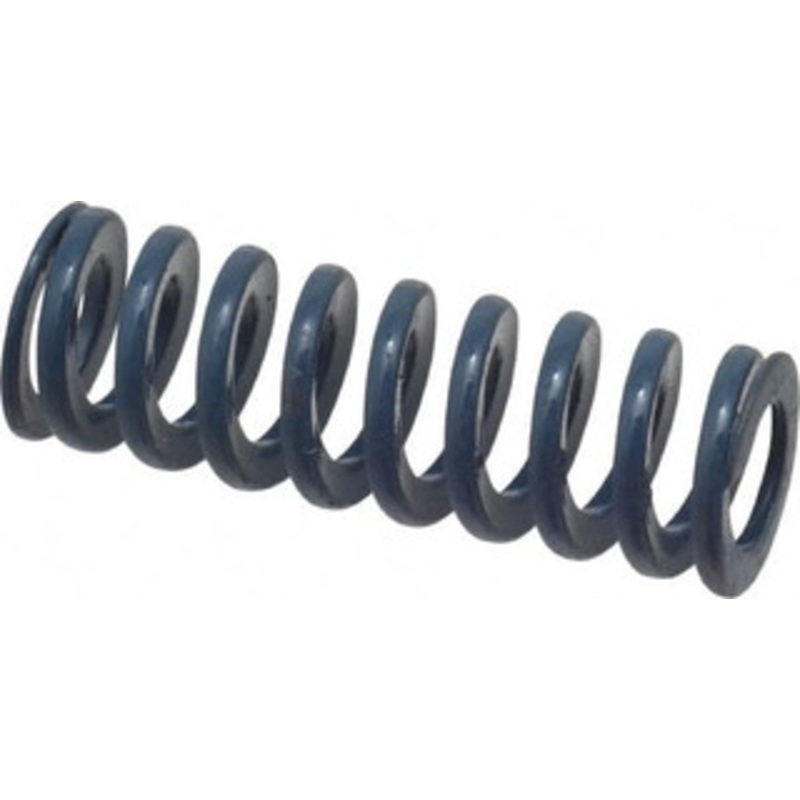 Danly 1/2 Hole Diam, 9/32 Rod Diam, 1-1/2 Free Length, Blue Die Spring 10.9 Lb Max Deflection, 0.56 Max Deflection, Medium Duty, Chromium Vanadium Steel 9-0806-21 – 76012236