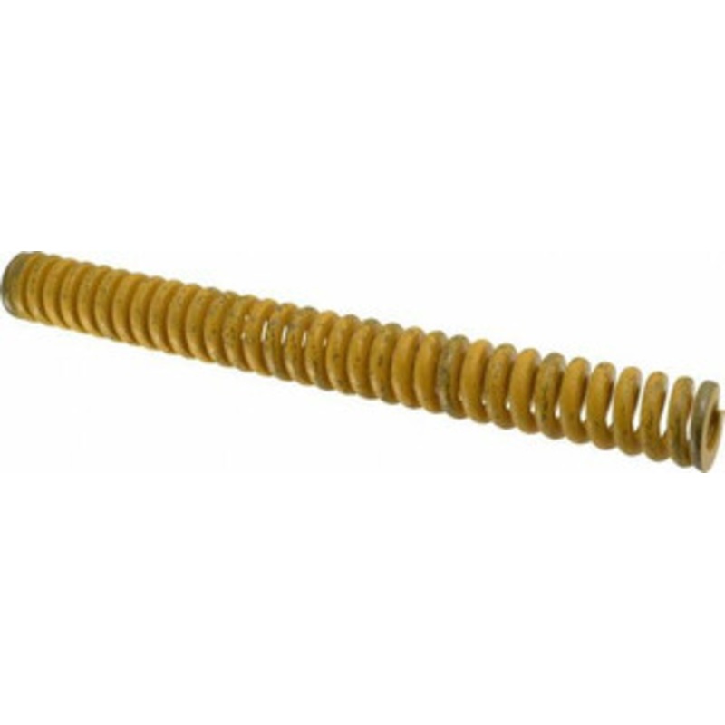 Associated Spring Raymond 32mm Hole Diam, 16mm Rod Diam, 12 Free Length, Yellow Die Spring 3724 N Max Deflection, 76mm Max Deflection, Extra Strong, Chromium Alloy Steel 206-648 – 67902106