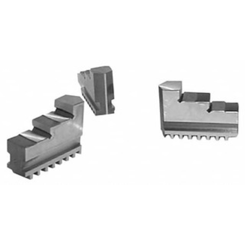 Buck Chuck 12 Max Chuck Diam Tongue & Groove Hard Lathe Chuck Top Jaws Steel, 2 OAH A123-HTJ – 01719384