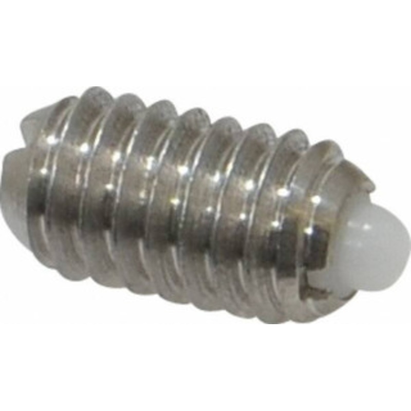 Vlier 5/16-18, 9/16 Thread Length, 1/12 Plunger Projection, Stainless Steel Threaded Spring Plunger 0.135 Max Plunger Diam, 0.562 Plunger Length, 3.75 Lb Init End Force, 15.5 Lb Final End Force SSMD56 – 62120787