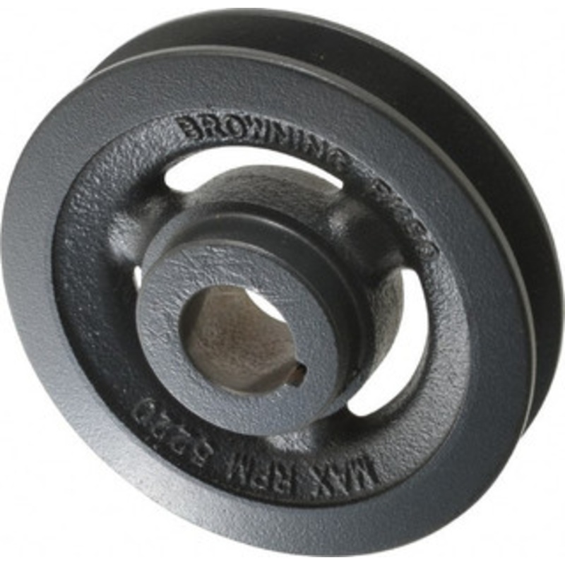 Browning 1 Bore Diam, 4-3/4 OD, Finished Bore Single Groove Sheave 7/8 Wide, Cast Iron BK50X1 – 00756460