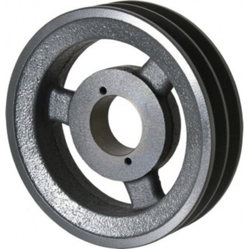 Browning 2BK67H 2 Groove, 3/8 to 1-1/2 Bore Diam, 6.45 Outside Diam, QD Bushed V Belt Sheave 5.7 A Diam Belt Pitch 2BK67H – 00754671