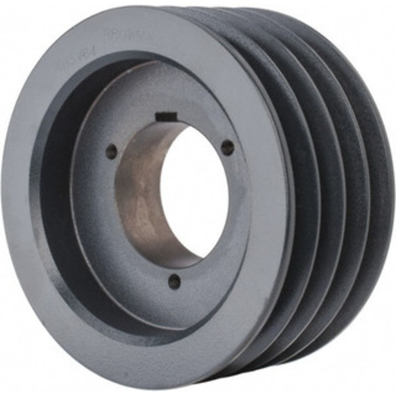 Browning 4B5V64 4 Groove, 5/8 to 2-1/4 Bore Diam, 6.68 Outside Diam, QD Bushed V Belt Sheave 6.5 5V Diam Belt Pitch 4B5V64 – 84432251