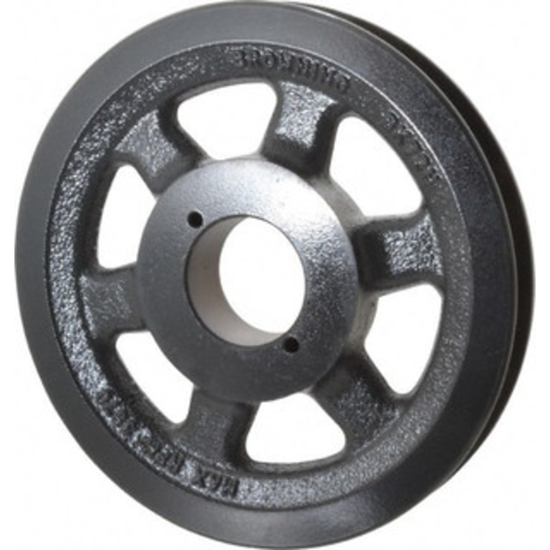 Browning BK72H 1 Groove, 3/8 to 1-1/2 Bore Diam, 6.95 Outside Diam, QD Bushed V Belt Sheave 6.2 A Diam Belt Pitch BK72H – 00754382