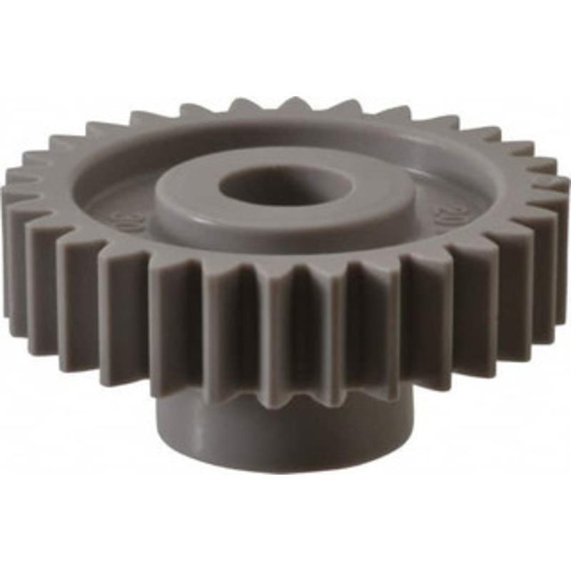 Made in USA 20 Pitch, 1-1/2 Pitch Diam, 1.6 OD, 30 Tooth Spur Gear 3/8 Face Width, 3/8 Bore Diam, 47/64 Hub Diam, 20 Pressure Angle, Acetal 2030 – 03115383