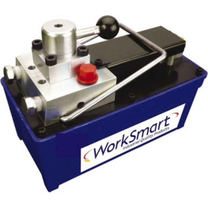 Value Collection 10,000 psi Air-Hydraulic Pump & Jack 91.5 Cu In Oil Capacity, Use with Double Acting Cylinders, Advance, Hold & Retract PS-MH-HPC1-165 – 42337717