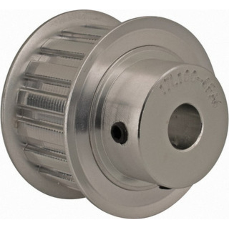 Value Collection 17 Tooth, 1/2 Inside x 2 Outside Diam, Hub & Flange Timing Belt Pulley 1 Belt Width, 2.029 Pitch Diam, 1-1/4 Face Width, Aluminum 17L100-6FA-1/2 – 86437696