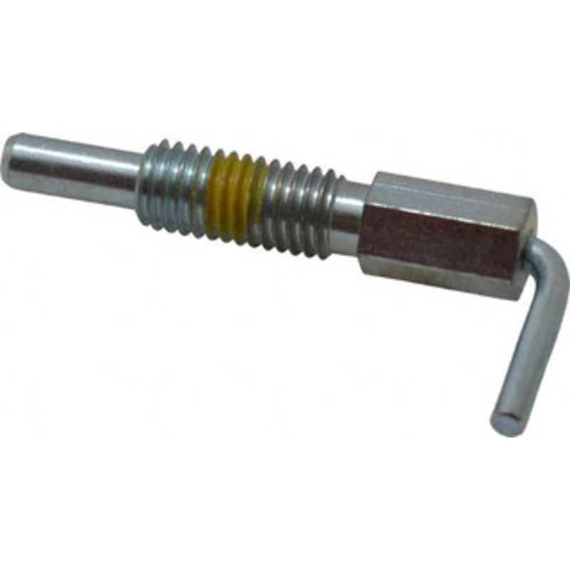 Vlier 1/2-13, 1.1 Thread Length, 0.31 Plunger Diam, 1 Lb Init to 5 Lb Final End Force, Steel L Handle Plunger 2.11 Body Length, 1-1/4 Length Under Head, Locking Element, 3/4 Plunger Projection FRN500P – 62125083