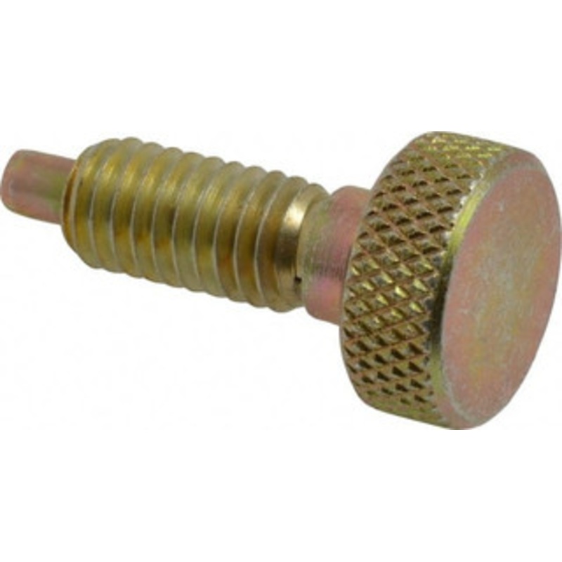 Vlier 3/8-16, 3/4 Thread Length, 0.185 Max Plunger Diam, 1 Lb Init to 8 Lb Final End Force, Knob Handle Plunger Knurled Knob, 0.94 Body Length, 3/4 Length Under Head/Shoulder, 0.218 Plunger Projection SL375 – 62123872