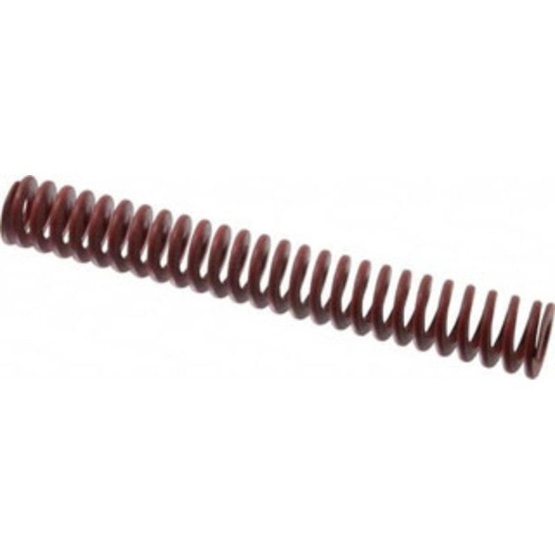 Associated Spring Raymond 1 Hole Diam, 1/2 Rod Diam, 7 Free Length, Red Die Spring 259 Lb Max Deflection, 2.59 Max Deflection, Medium Heavy Duty, Chromium Alloy Steel 104-528 – 07661846