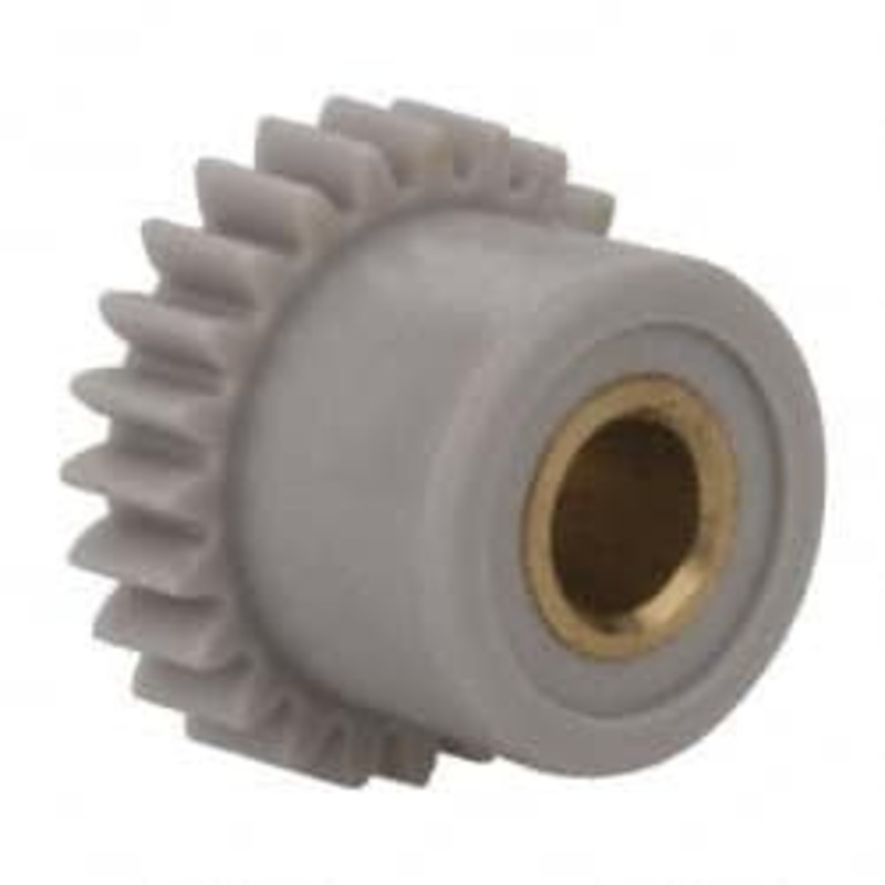 Made in USA 48 Pitch, 1/2 Pitch Diam, 0.542 OD, 24 Tooth Spur Gear 1/8 Face Width, 1/8 Bore Diam, 13/32 Hub Diam, 20 Pressure Angle, Acetal 4824BI – 04034823