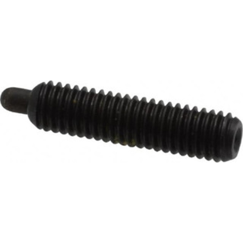 Vlier 10-32, 3/4 Thread Length, 1/8 Plunger Projection, Steel Threaded Spring Plunger 0.091 – 0.092 Max Plunger Diam, 3/4 Plunger Length, 2.9 Lb Init End Force, 11.1 Lb Final End Force, 0.063 Hex PH52P – 62119300