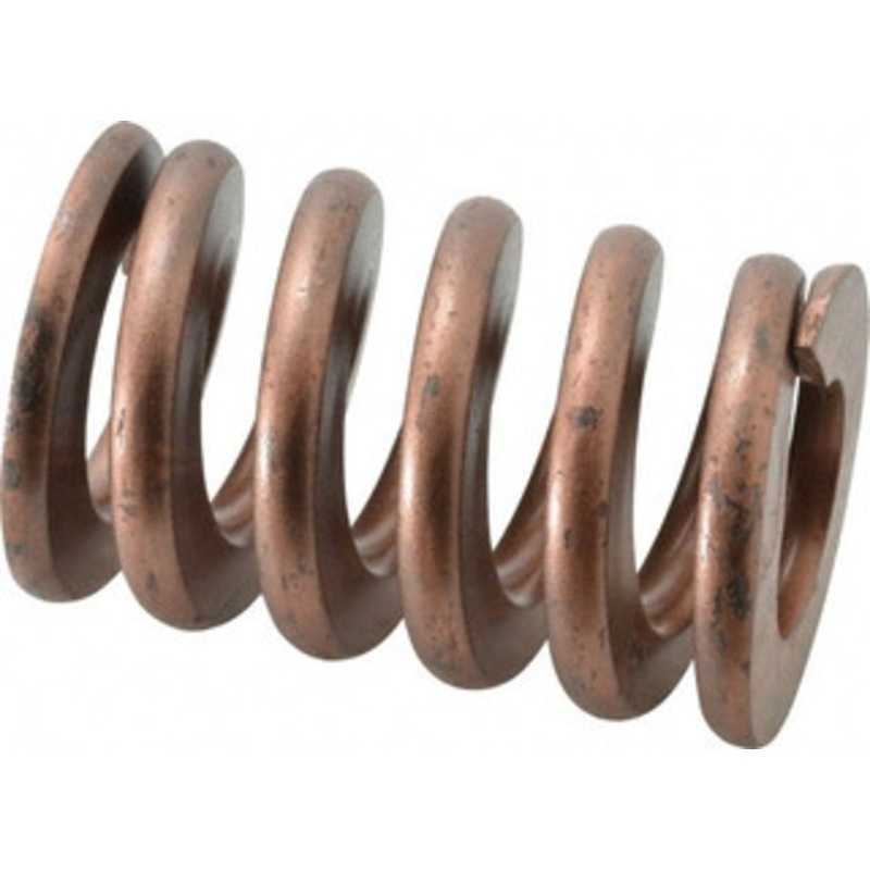 Associated Spring Raymond 2 Hole Diam, 1 Rod Diam, 3 Free Length, Gold Die Spring 1800 Lb Max Deflection, 0.9 Max Deflection, Heavy Duty, Chromium Alloy Steel 105-812 – 07663131