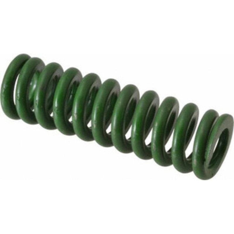 Associated Spring Raymond 5/8 Hole Diam, 11/32 Rod Diam, 2 Free Length, Green Die Spring 145 Lb Max Deflection, 0.5 Max Deflection, Extra Heavy Duty, Chromium Alloy Steel 106-308 – 07663453